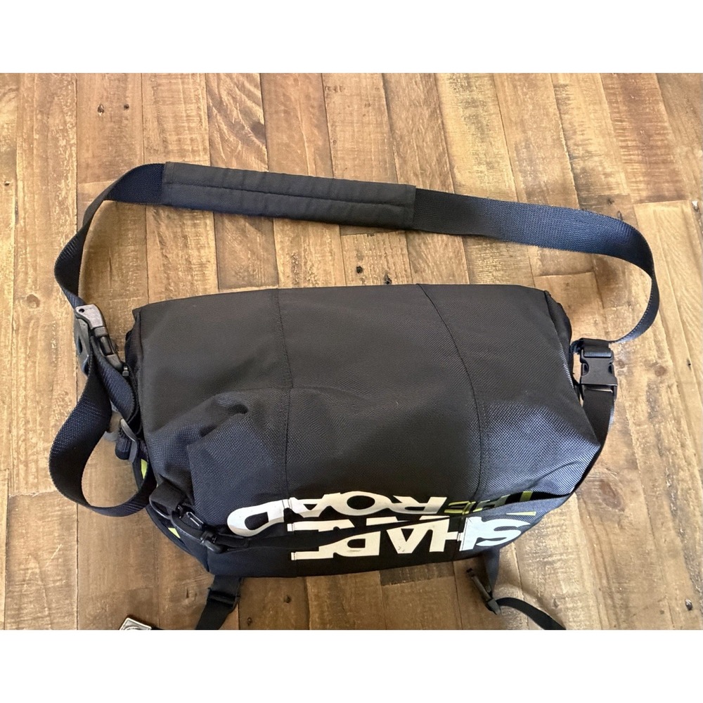 Timbuk2 Medium Messenger Black Bag-Share The Road Polyester LightlyUsed 19x11x10 - Picture 3 of 8